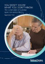 Thumbnail - You don't know what you don't know : The current state of Australian aged care service literacy.