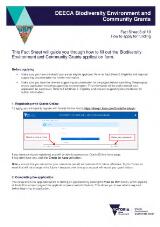 Thumbnail - DEECA biodiversity environment and community grants. 3, How to apply for funding.