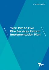 Thumbnail - Year two to five fire services reform implementation plan.