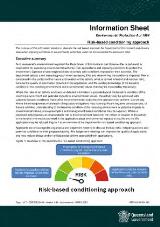 Thumbnail - Information Sheet : Risk-based conditioning approach : Environmental Protection Act 1994.