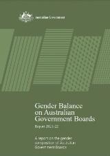 Thumbnail - Gender Balance on Australian Government Boards Report.