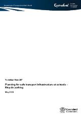 Thumbnail - Planning for safe transport infrastructure at schools : bicycle parking : technical note TN207.