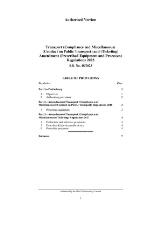 Thumbnail - Transport (Compliance and Miscellaneous) (Conduct on Public Transport) and (Ticketing) Amendment (Prescribed Equipment and Processes) Regulations 2023.