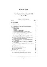 Thumbnail - Water Legislation Amendment Act 2023.