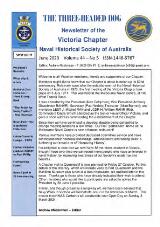 Thumbnail - The three-headed dog : newsletter of the Victoria Chapter, Naval Historical Society of Australia.