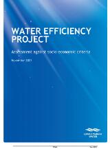Thumbnail - Water Efficiency Project : Assessment against socio-economic criteria.