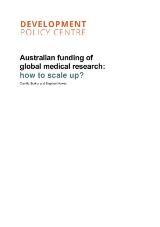 Thumbnail - Australian funding of global medical research: How to scale up?.