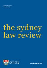 Thumbnail - The Sydney law review.