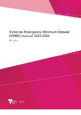 Thumbnail - Victorian emergency minimum dataset (VEMD) manual 2023-24.