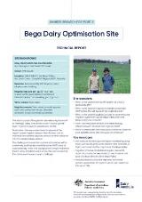 Thumbnail - Bega Dairy Optimisation Site.