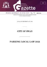 Thumbnail - Western Australian government gazette.