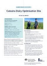 Thumbnail - Cobains Dairy Optimisation Site.