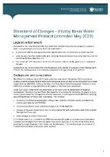 Thumbnail - Statement of changes - Fitzroy Basin water management protocol (amended May 2023)