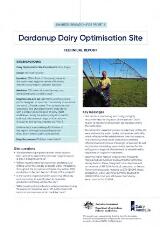 Thumbnail - Dardanup Dairy Optimisation Site.