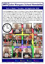 Thumbnail - Lake Wangary School newsletter.
