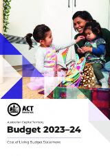 Thumbnail - Australian Capital Territory budget 2023-24 : cost of living budget statement.