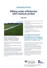 Thumbnail - Milking water efficiencies with moisture probes : case study.