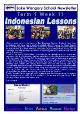 Thumbnail - Lake Wangary School newsletter.