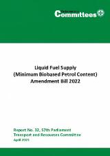 Thumbnail - Liquid Fuel Supply (Minimum Biobased Petrol Content) Amendment Bill 2022