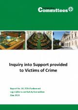 Thumbnail - Inquiry into Support provided to Victims of Crime : Report No. 48, 57th
