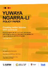 Thumbnail - Creating better futures with contracts : how to progress genuine community partnerships and to improve access to information and participation in government procurement and grants