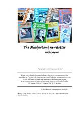 Thumbnail - The Shadowland newsletter.