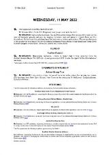 Thumbnail - Official Record of Proceedings of the Legislative Assembly Queensland.