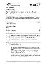 Thumbnail - Class ruling