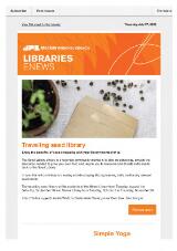 Thumbnail - Libaries enews