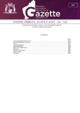 Thumbnail - Western Australian government gazette.