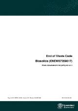 Thumbnail - End of waste code : Biosolids (ENEW07359617)