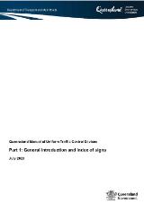 Thumbnail - Queensland manual of uniform traffic control devices. Part 1, General introduction and index of signs