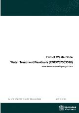 Thumbnail - End of Waste Code : water treatment residuals (ENEW07503318)