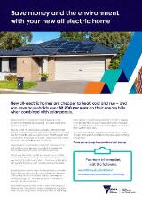 Thumbnail - Save money and the environment with your new all electric home.