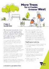 Thumbnail - More trees for a cooler, greener west : phase 3 guidelines.
