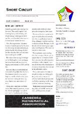 Thumbnail - Short circuit : newsletter of the Canberra Mathematical Association.