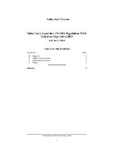Thumbnail - Subordinate Legislation (Wildlife Regulations 2013) Extension Regulations 2023.