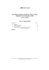 Thumbnail - Road Safety (Vehicles) Amendment (Heavy Vehicle Registration Fees) Regulations 2023.
