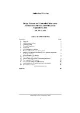 Thumbnail - Drugs, Poisons and Controlled Substances Amendment (MDMA and Psilocybine) Regulations 2023.