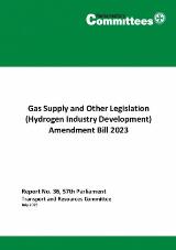 Thumbnail - Gas supply and other legislation (hydrogen industry development) Amendment Bill 2023