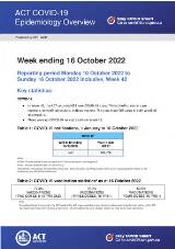 Thumbnail - ACT COVID-19 weekly epidemiological update.