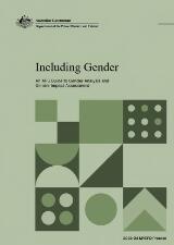 Thumbnail - Including gender : an APS guide to gender analysis and gender impact assessment