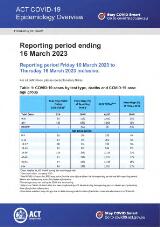 Thumbnail - ACT COVID-19 weekly epidemiological update.