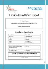 Thumbnail - Facility accreditation report : Calvary Public Hospital Bruce.