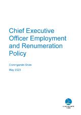 Thumbnail - Chief Executive Officer Employment and Renumeration Policy.