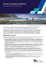 Thumbnail - Statutory reporting obligations : Great Ocean Road Coast and Parks Authority.