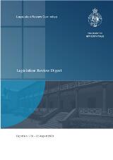 Thumbnail - Legislation review digest