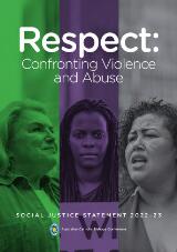 Thumbnail - Social Justice Statement 2022-2023 Respect: Confronting Violence and Abuse.