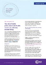 Thumbnail - Voluntary assisted dying : discussion guide 4 of 5 health professionals and health services.