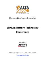 Thumbnail - ALTA 2022 Lithium-Battery Technology Proceedings.